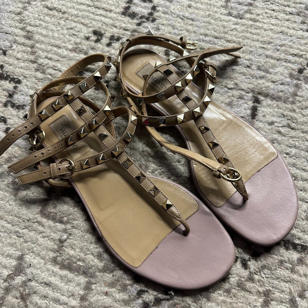 Valentino Studded Gladiator Sandals
